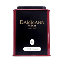 Черный ароматизированный чай Dammann Pomme D'Amour (Помм Д’Эмур) 100 г ж/б
