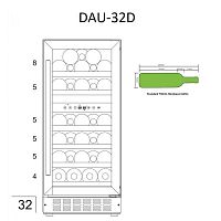 Винный шкаф Dunavox DAU-32.78DB