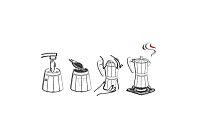 Кофеварка гейзерная GAT DELIZIA 3 cups