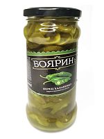 Перчик Халапеньо Бояринъ острый маринованный 370 гр