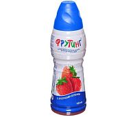 Напиток сокосодержащий Fruiting на основе клубничного сока с кусочками клубники 430 мл набор 3 штуки