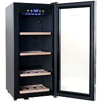Монотемпературный винный шкаф Gemlux GL-WC-28C чёрный