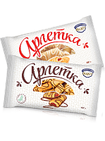 Печенье Полет Арлетка с начинкой декоративной белой глазурью 400 гр