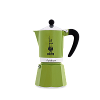 Гейзерная кофеварка Bialetti Rainbow зеленая 6 чашек