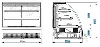 Витрина холодильная Марихолодмаш Veneto VSn-0,95 (нержавеющая сталь)