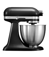 Планетарный миксер KITCHENAID MINI ARTISAN 3.3Л матовый чёрный 5KSM3311XEBM
