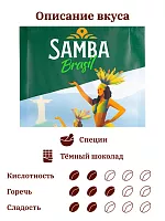 Подарочный набор кофе Samba Brasil: 2 вида кофе в зернах (2х250 гр) и кофемолка