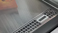 Витрина кондитерская Cryspi ВПВ 0,26-1,23 (Elegia Quad К 850 Д) (Структ муар9010верх мат9005)
