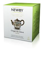 Чай NEWBY Имбирь и лимон 15 шелковых пирамидок фруктовый 38 гр.