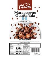 Кофе в зернах Astros Maragogype Guatemala 100% арабика 250 гр