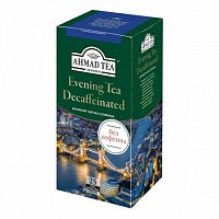 Чай черный Ahmad Tea Evening Tea Decaffeinated (Вечерний чай без кофеина) 25 пакетиков