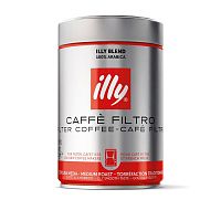 Молотый кофе Illy 100% Арабика средняя обжарка фильтр 250гр