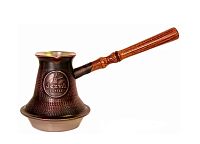 Турка медная JEZVA COFFEE для индукции 220 мл