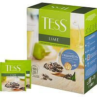 Чай в пакетиках Tess Lime (Лайм) зелёный 100х1.5 гр арт.0920-09