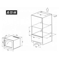 Винный шкаф IP Industrie JG 22 AX