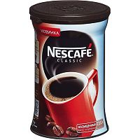 Кофе растворимый сублимированный Nescafe Classic 250г