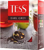 Чай в пакетиках Tess Earl Grey (Эрл Грей) черный 100х1.8 г набор 2 упаковки арт.1251-09-2
