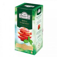 Чай черный Ahmad Tea Apple Rhapsody (Эппл Рапсоди с яблоком и мятой) 25 пакетиков