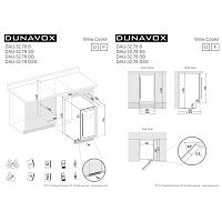 Винный шкаф Dunavox DAU-32.78DB