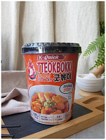 Рисовые палочки K-Quick токпокки с соусом Оригинал Токи Поки 145 гр