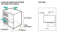 Льдогенератор Hoshizaki FM-150KE-50-N (воздушное охлаждение)