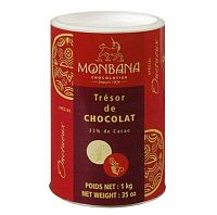 Смесь для приготовления горячего шоколада Monbana Шоколадное сокровище (Tresor de Chocolat) 1000 гр.