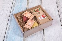 Подарочный набор Amhani чай чёрный + 2 вида мёда арт.5000